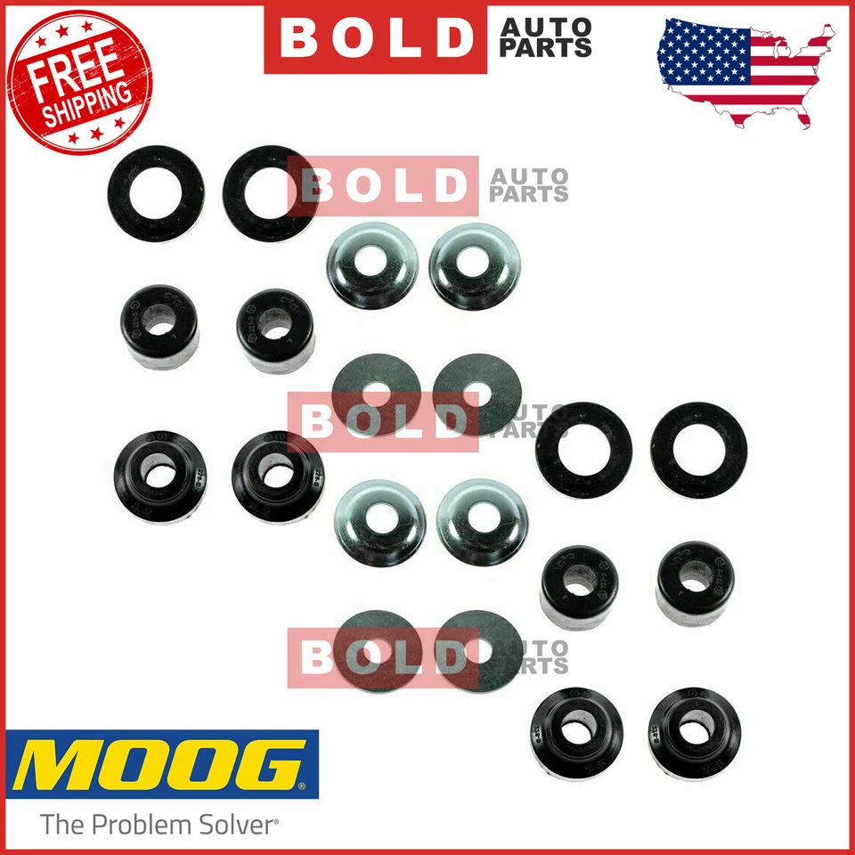 Par de bujes de brazo de radio MOOG para Ford E150 E250 E350 Econoline Club Wagon Foto 3 de 4