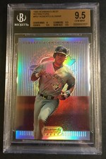 1995 ROBERTO ALOMAR BOWMANS BEST RED REFRACTOR #57  BGS 9.5 POP 1 BLUE JAYS