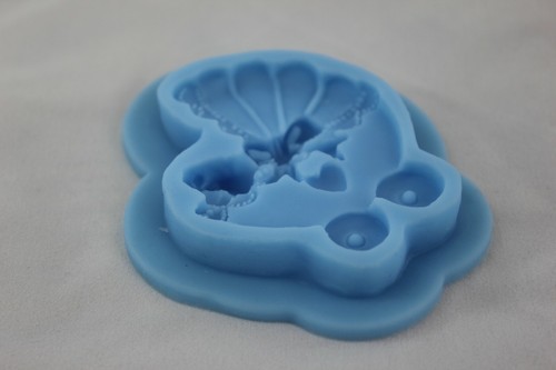 Molde de silicona para bebé cochecito fondant helado pasteles decoración tops chocolate artesanías - Imagen 4 de 9