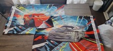 Disney Pixar CARS Lightning Reversible Pillow Cases Microfiber Fabric 2pcs