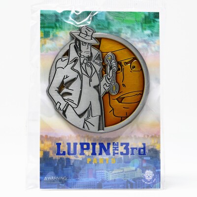 Lupin the Third 3rd Inspector Zenigata Translucent Portrait Enamel