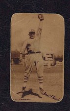 1923 V100 Willard's Chocolates, Frank Frisch, New York Giants, Trimmed, Rare!