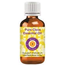 Deve Herbes Pure Clove Essential Oil Syzygium aromaticum Steam Distilled