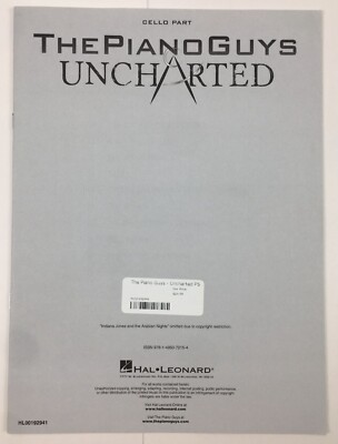 The Piano Guys Uncharted Cello Part Sheet Music Movie Song Book Hal Leonard