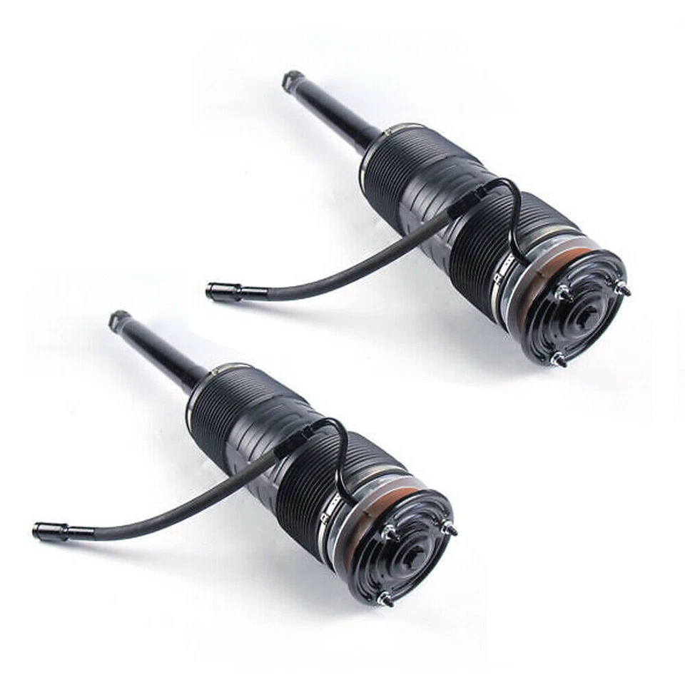 Par de puntales de suspensión hidráulica ABC traseros aptos para Mercedes-Benz W221 S500 S600 05-13 Foto 2 de 4