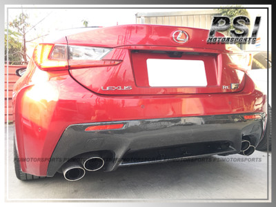 OE Style Carbon Fiber Rear Bumper Diffuser for 2015-2018 LEXUS RCF RC-F ...
