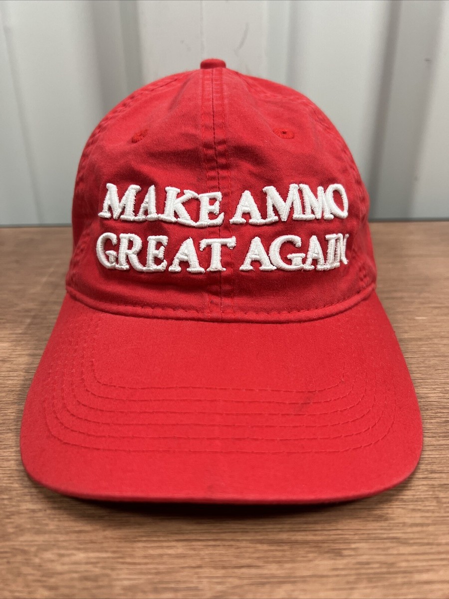 Make Ammo Great Again Pacific Vintage Collection RED Hat Cap One
