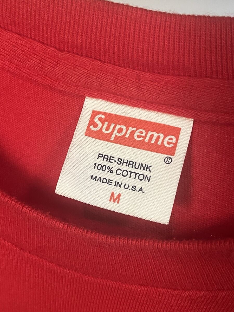 Supreme Origins Tee Medium Red RARE 2012 SS12 | eBay Supreme Origins Tee Medium Red RARE 2012 SS12 | eBay
