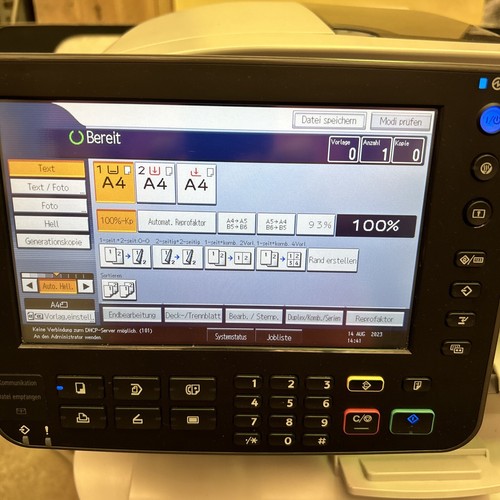 RICOH AFICIO SP5210SF (KDFS) Zä. 176353 S. VER IMÁGENES - Imagen 7 de 12