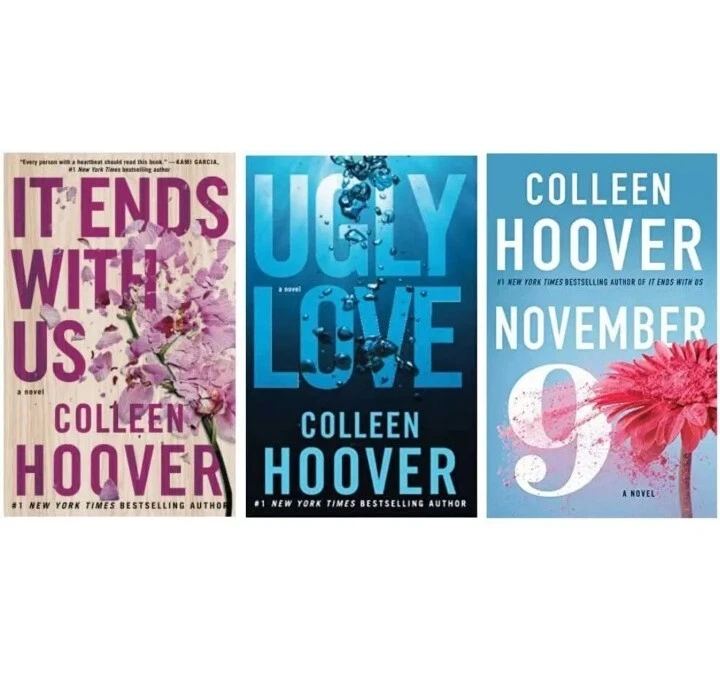 Colleen Hoover 3 Books Collection Set (November 9, Ugly Love, It