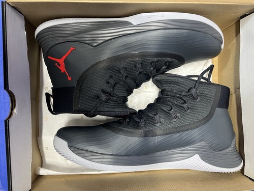 Nike Air Jordan Ultra Fly 2 Mens 13 Black Red Basketball 897998-002 RARE RETRO - Picture 7 of 12