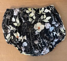 Authentic BONPOINT Black Floral Bloomer Size 2