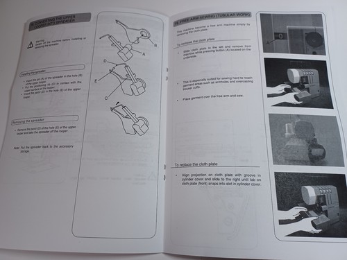 Singer 14HD0405S Manual for Serger Machine repr. - Picture 9 of 14