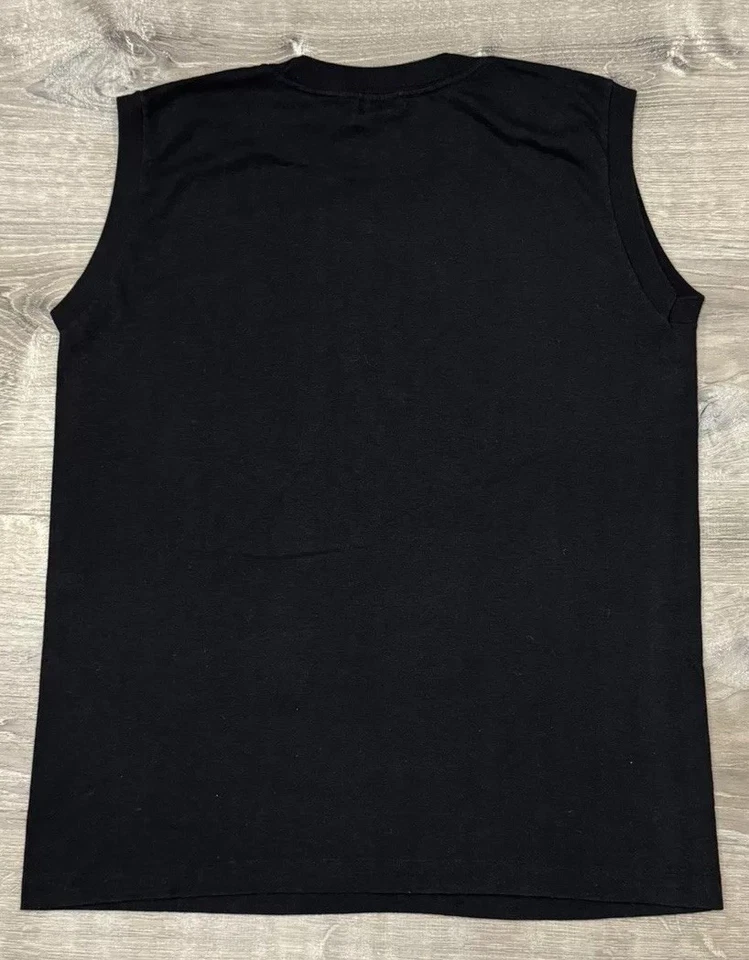 Camiseta sin mangas vintage años 70 ELVIS PRESLEY musculosa 50/50 talla L hecha en EE. UU. Foto 2 de 4