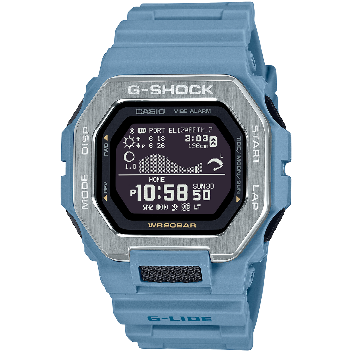 CASIO G-SHOCK GBX-100-2AJF G-LIDE Bluetooth Tide Graph Moon