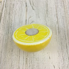Melissa  Doug Cutting Fruit Set Replacement Lemon Half Only Wooden Play Food