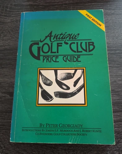 1991 Antique Golf Club Price Guide Paperback Golf Book First Edition