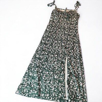 Womens M Dress Ditsy Floral Print Tie Cami Sleeveless Summer Beach Dress Green | eBay Womens M Dress Ditsy Floral Print Tie Cami Sleeveless Summer Beach Dress Green | eBay