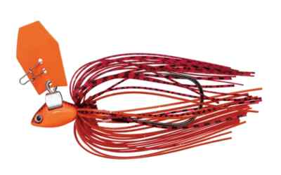 11682) Nories HULACHAT S 10g Snagless Bladed Jig with Sound HC27 Orange Crawdad
