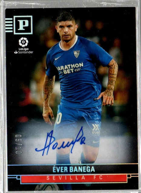 2019-20 Panini Signatures Auto Silver #382 Ever Banega /10