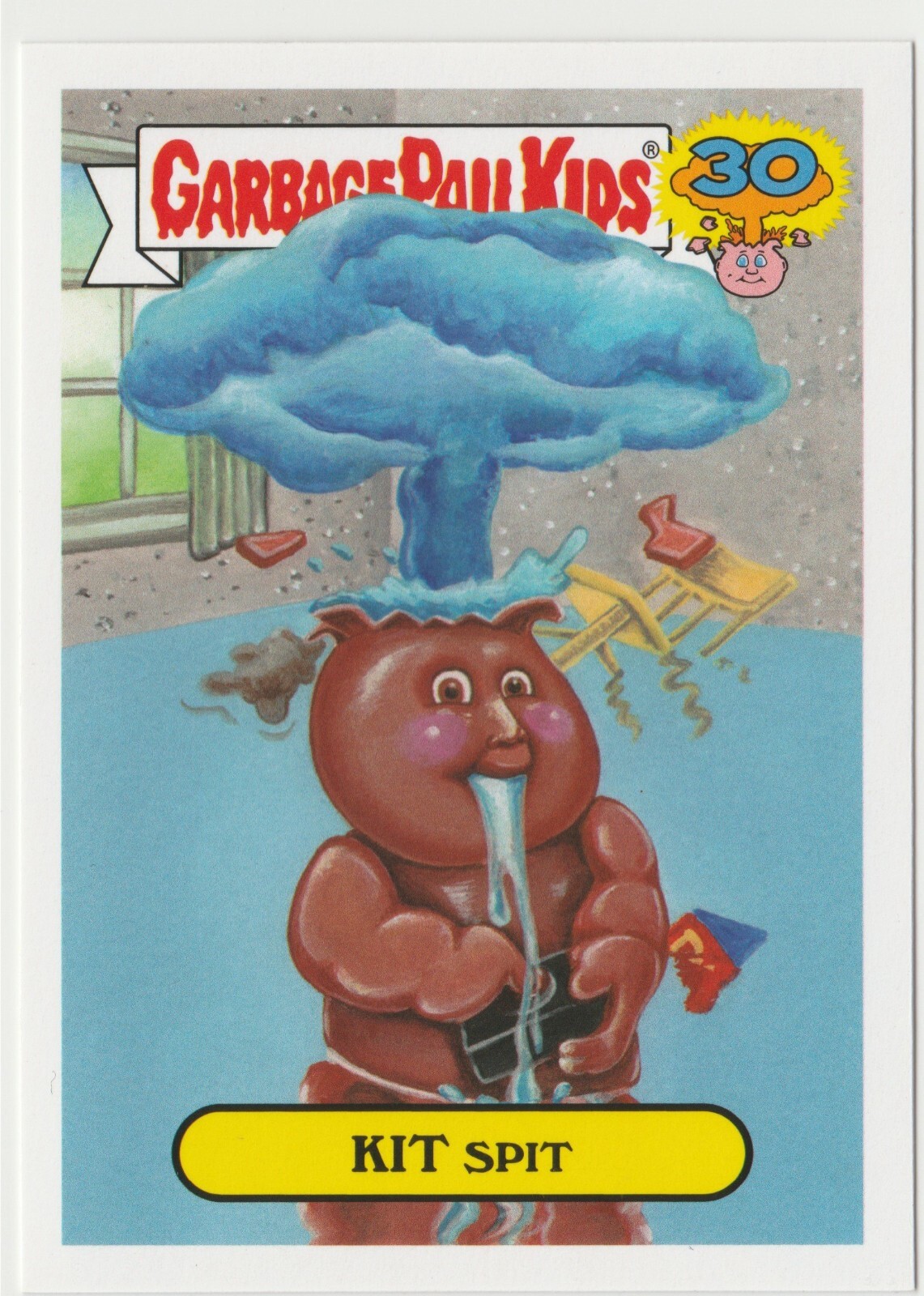 Garbage Pail Kids GPK 2015 30th Anniversary Series Kit Spit #6b Card