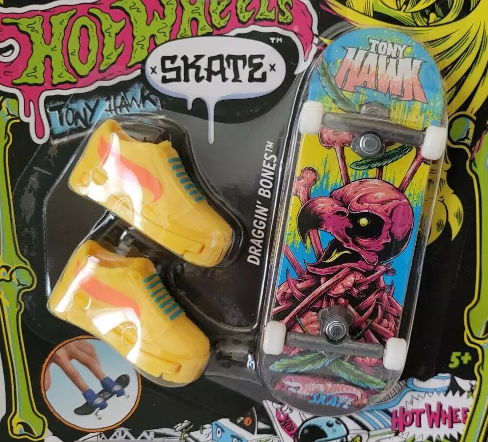 Hot Wheels Skate Dedo Tony Hawk T-rex & Roll Hw Things 2023