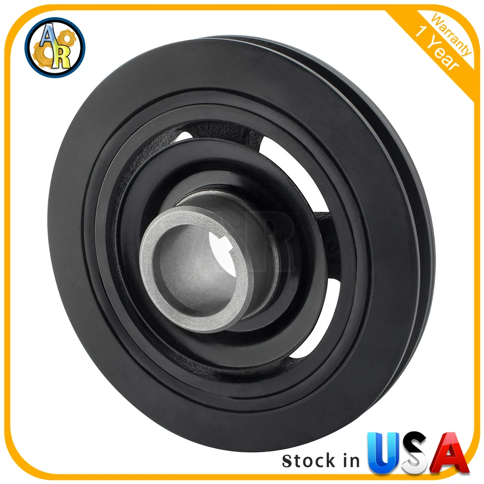 Polea equilibradora armónica del cigüeñal para Toyota Corona Celica 1978-1995 Foto 2 de 4