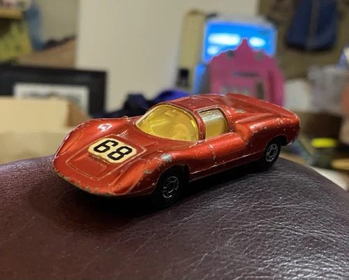 Vintage 70’s Matchbox Porsche 910 Superfast Lesney England Diecast Car Red #68