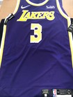 Anthony Davis Authentic Nike Statement Edition Lakers Jersey WISH Patch Sz 52