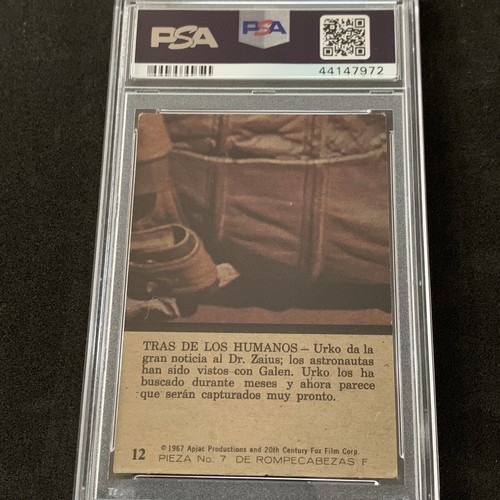 1975 Topps PSA 4 Planet Of The Apes Mexico Variant Mexican CardVery Rare - Picture 2 of 4