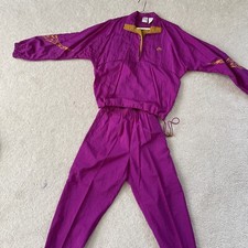 Nike Vintage RARE Nylon Windbreaker Jacket Track Suit Jacket Pants Med 80s 90s