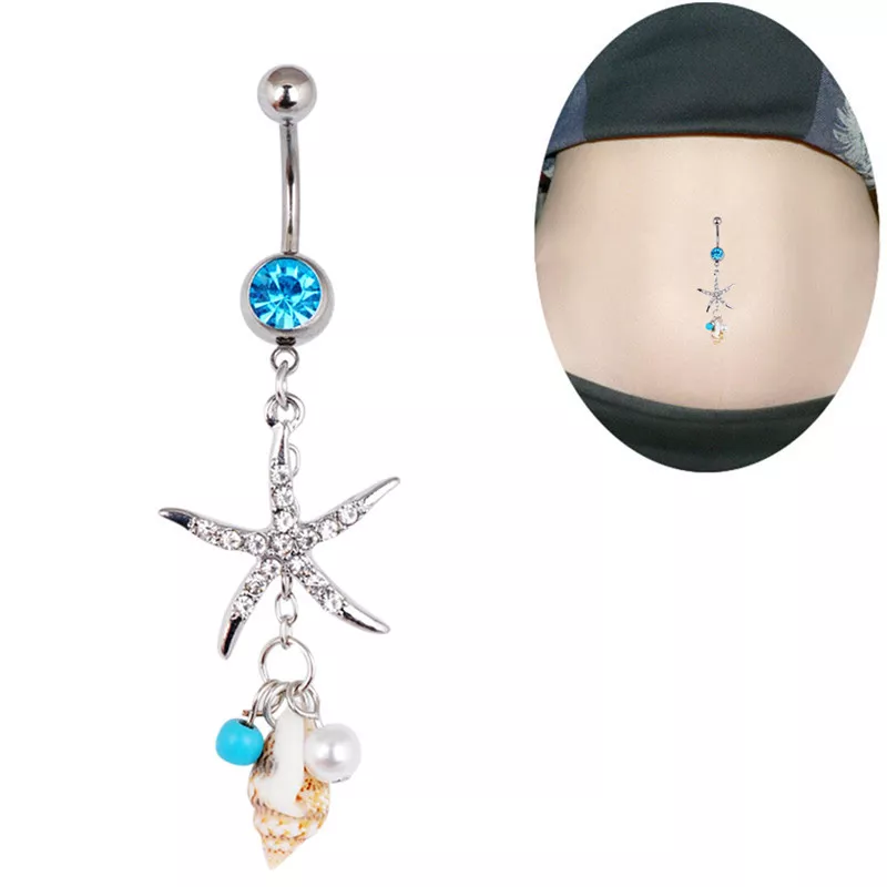 Crystal belly rings outlet