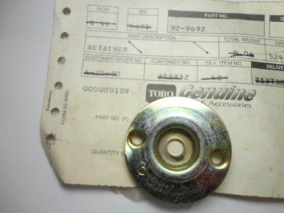 Toro 92-9692 Lawn Boy Retainer for 10201, 10247C, 10550, 10800 | eBay