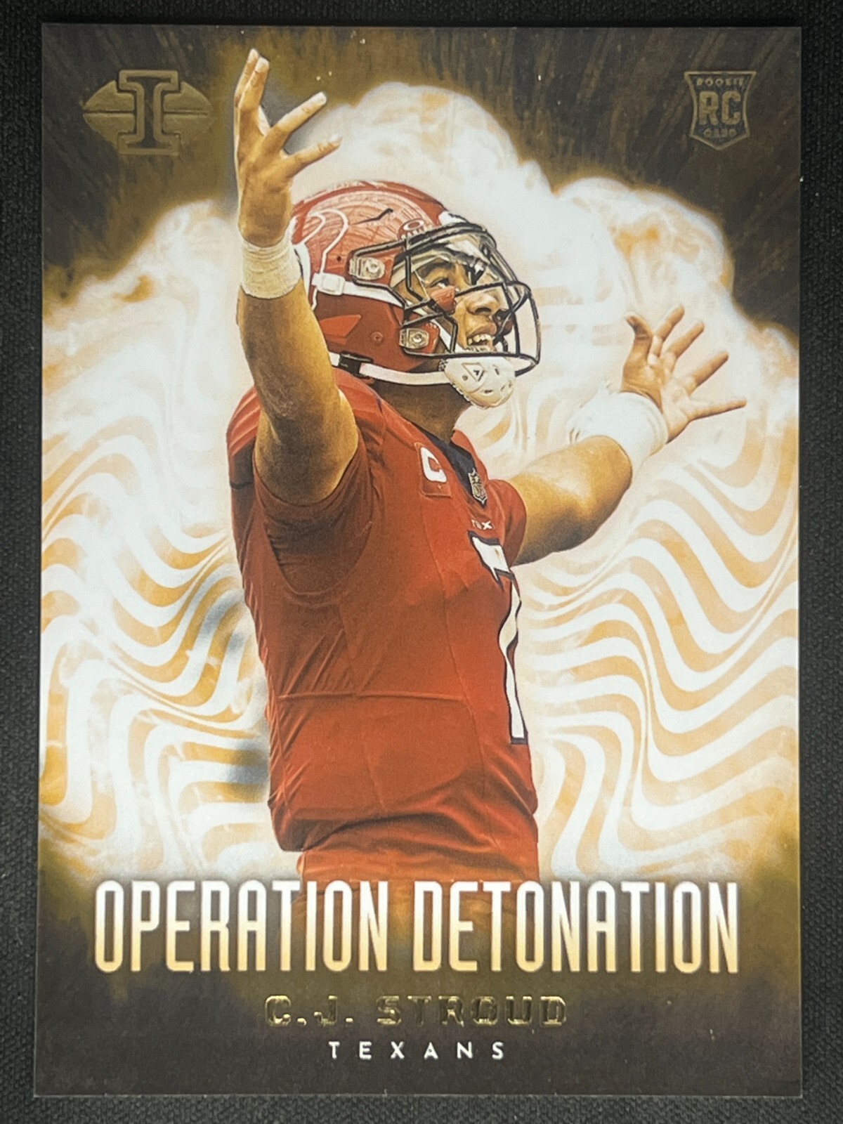 CJ STROUD 2023 Panini Illusions Operation Detonation Insert Rookie RC | Texans