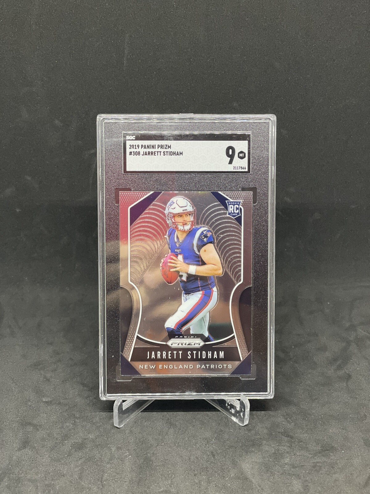 2019 Jarrett Stidham Panini Prizm #308 SGC 9 | Mint