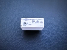 881-2CH-F-C 12VDC Song Chuan Miniature PCB Power Relay 12VDC DPDT 10A 29x12.7x1