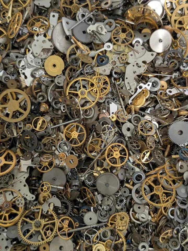 Engranajes Steampunk reales engranajes reloj antiguo piezas joyas vintage 30 g/1 OZ Foto 3 de 4