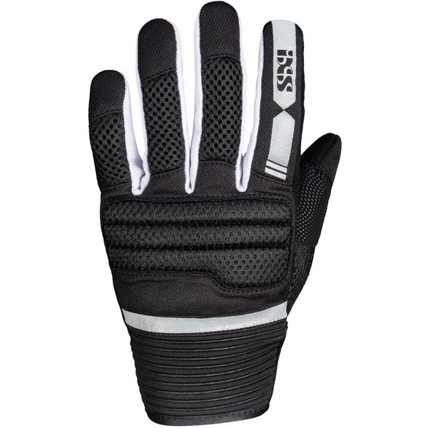 Motorrad Handschuhe M - Ixs Samur-Air 2.0 - Motorradhandschuhe Schwarz-Weiß-image