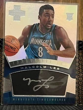 MALCOLM LEE 2012-13 INNOVATION TWOLVES "INNOVATIVE INK" ROOKIE AUTOGRAPH AUTO RC
