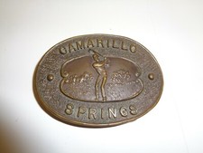 Camarillo Springs Golf Belt Buckle Numbered