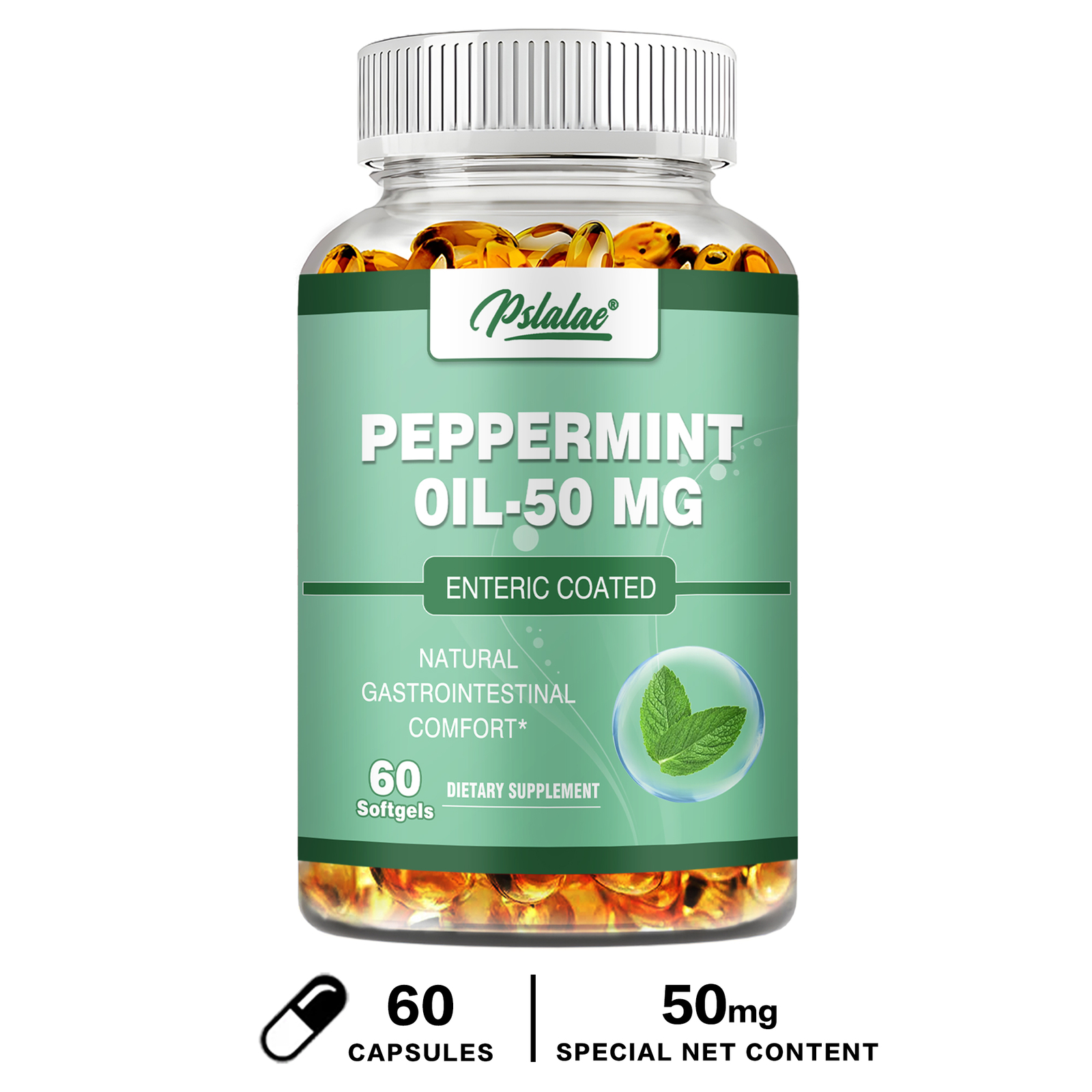 Softgels 50mg-natural Digestive Support Relieves Gas Bloatin