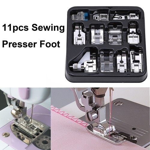 11 IN 1 Domestic Sewing Machine Foot Presser Feet Snap On For Brother Singer f - Picture 10 of 13