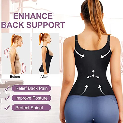 Fajas Reductoras Colombianas Modelador de Cuerpo Entrenador de Cintura Control de Abdomen Prendas para el torso Corsé - Imagen 8 de 28