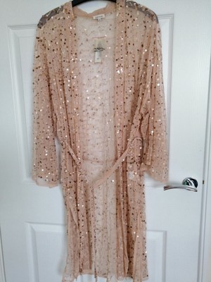 river island embellished maxi kimono