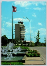 Postcard Kent County International Airport - Grand Rapids Michigan
