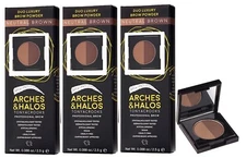 Arches and Halos Tonya Acrooks Pro Brow Building Powder, Neutral Brown  Lot of 3