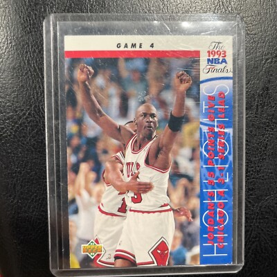 1993 Upper Deck MICHAEL JORDAN #201 1993 NBA Finals Game