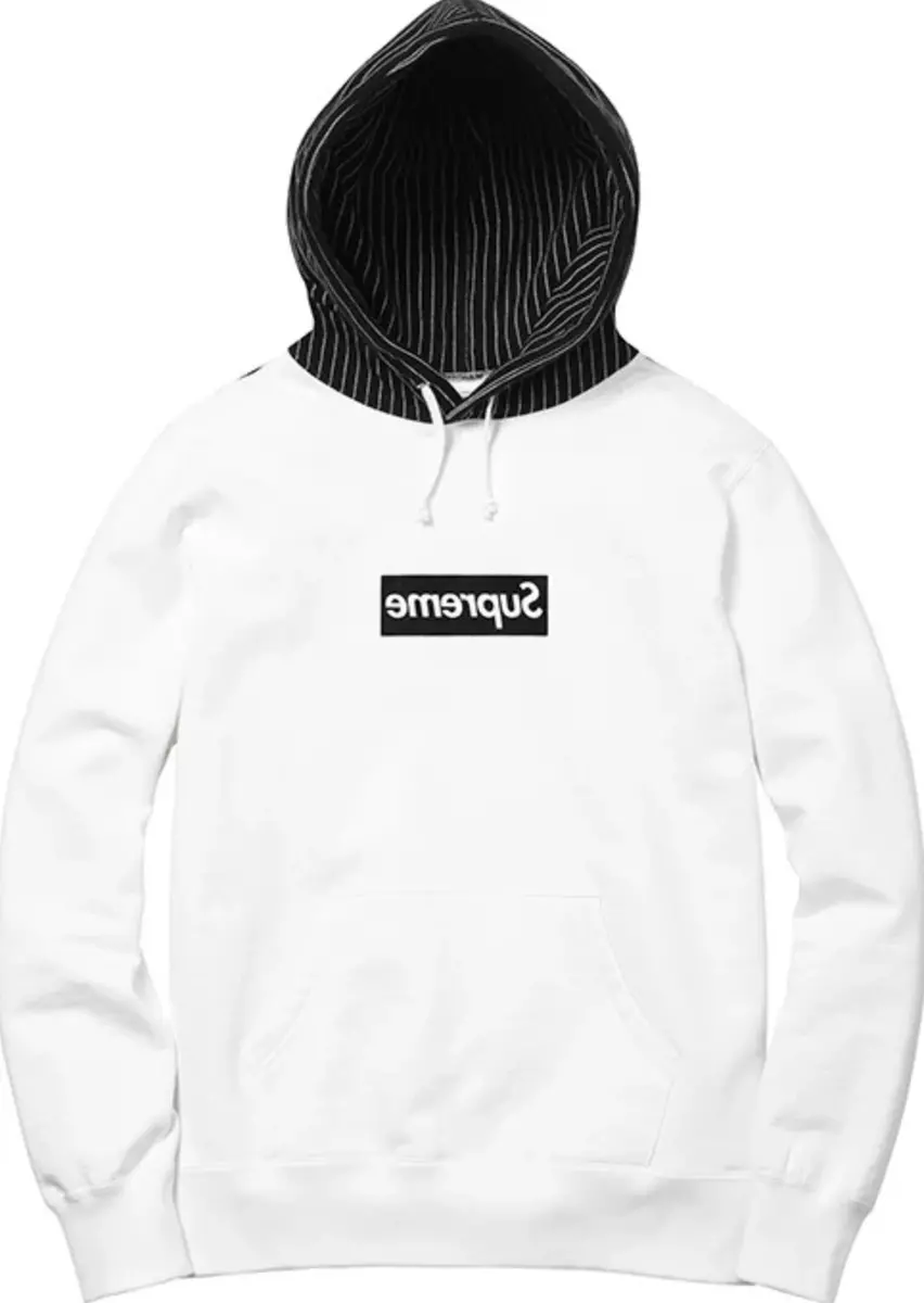 Supreme Comme des Garcons Box Logo Hooded Sweatshirt