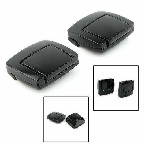 Black CNC Pack Trunk Latches For Harley 1980-13 Touring Electra Glide FLHT FLHX - Picture 4 of 12