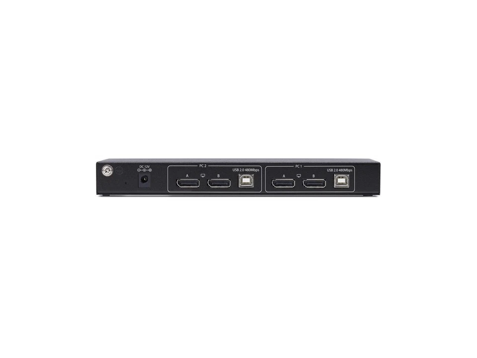 StarTech 2-Port Dual-Monitor DisplayPort KVM Switch with Dual View Video Matrix- - Image 4 of 4
